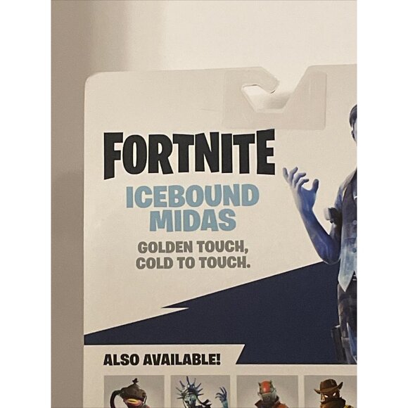 Fortnite Icebound Midas Black Ice Legends Figure Series 1 Number 258 NEW TARGET - Picture 7 of 11